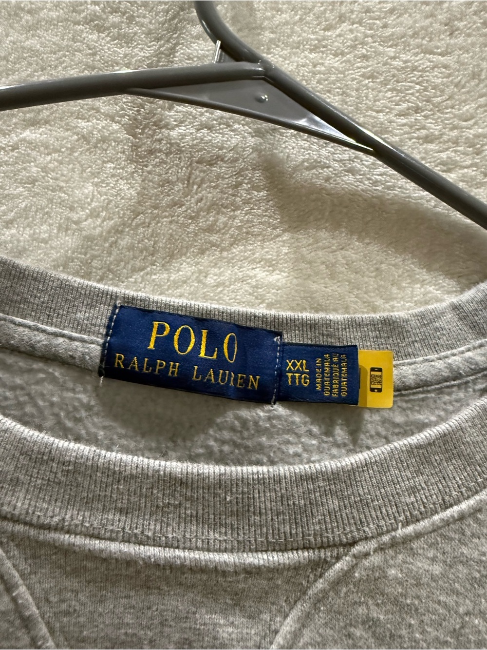 Polo by Ralph Lauren Gray Bear Graphic Crewneck Sweatshirt - Men - Picture 3 of 4
